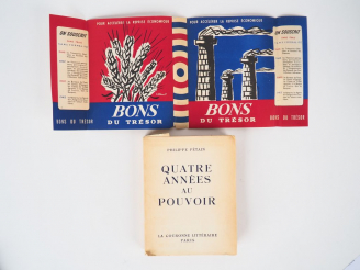 Vente aux enchères PETAIN (Philippe). Quatre années au pouvoir. Avec un avertissement de 