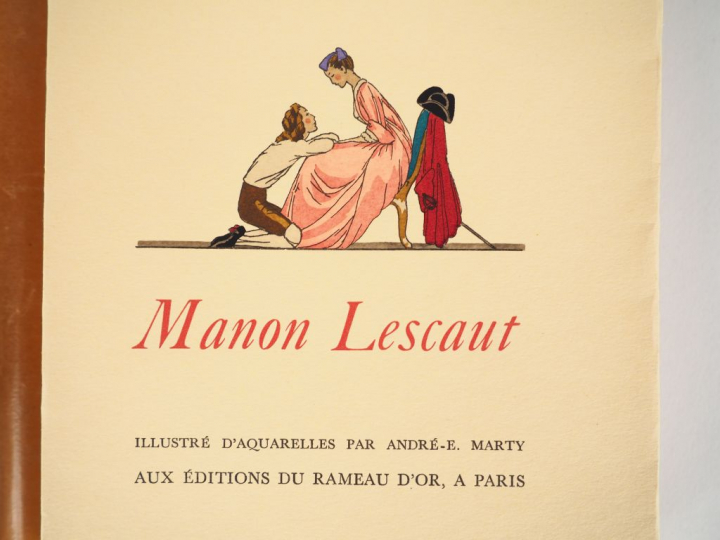 PREVOST (Abbé). Manon Lescaut illustré d'aquarelles par Antoine-E. MAR
