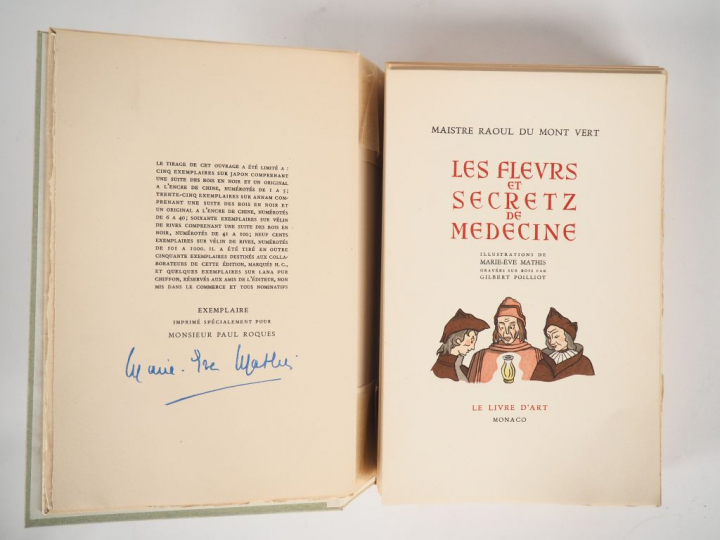RAOUL DU MONT VERT (Maistre). Les Fleurs et Secretz de Médecine. Illus