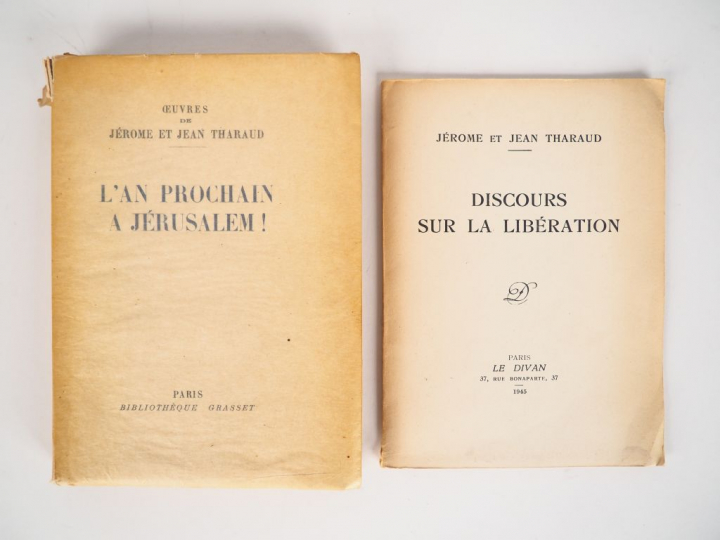 THARAUD (Jérome et Jean). L'an prochain à Jérusalem. Paris, Bibliothèq
