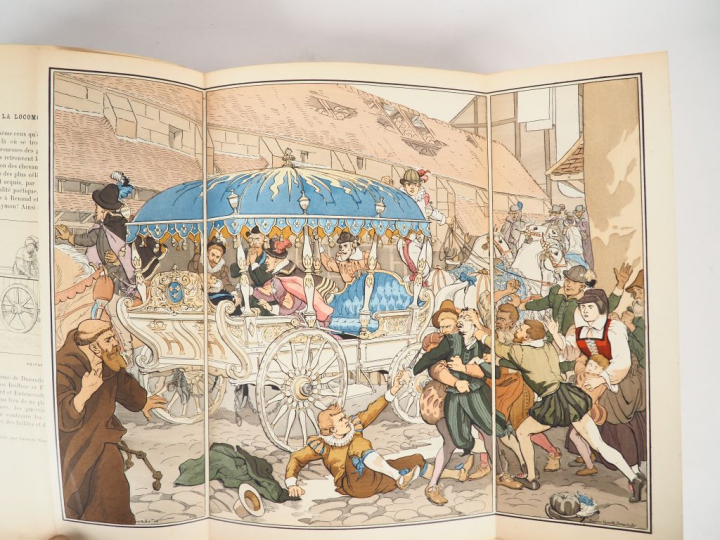 UZANNE (Octave). La locomotion à travers l'histoire et les mœurs. Illu