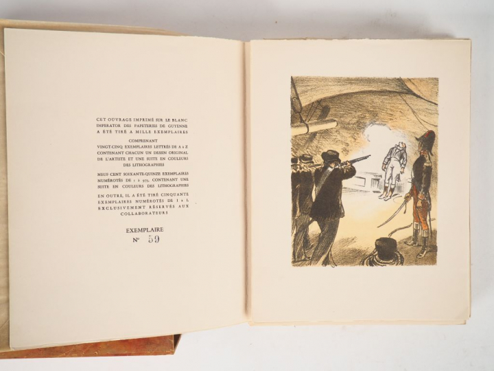 VIGNY (Alfred de). Servitude et grandeur militaires. Lithographies ori