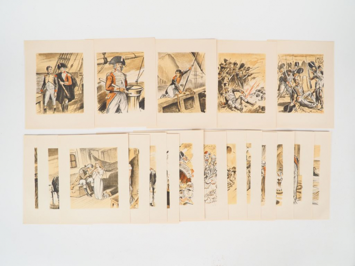 VIGNY (Alfred de). Servitude et grandeur militaires. Lithographies ori