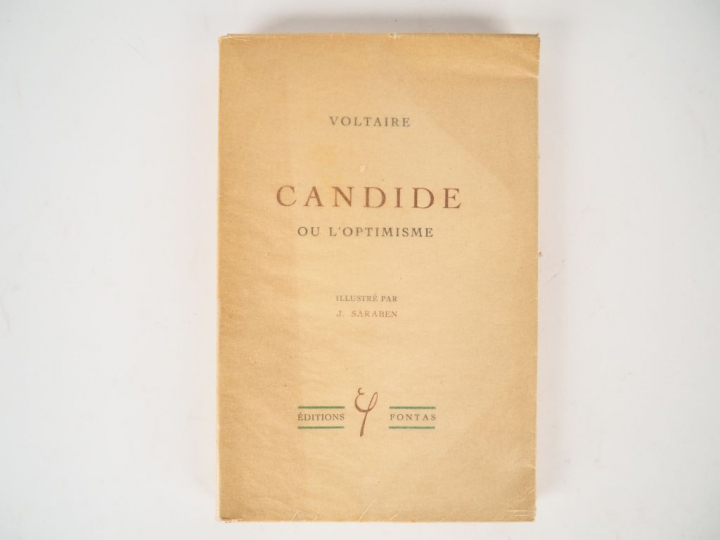 VOLTAIRE. Candide ou l'optimisme. Illustré par J. SARABEN. Périgueux, 