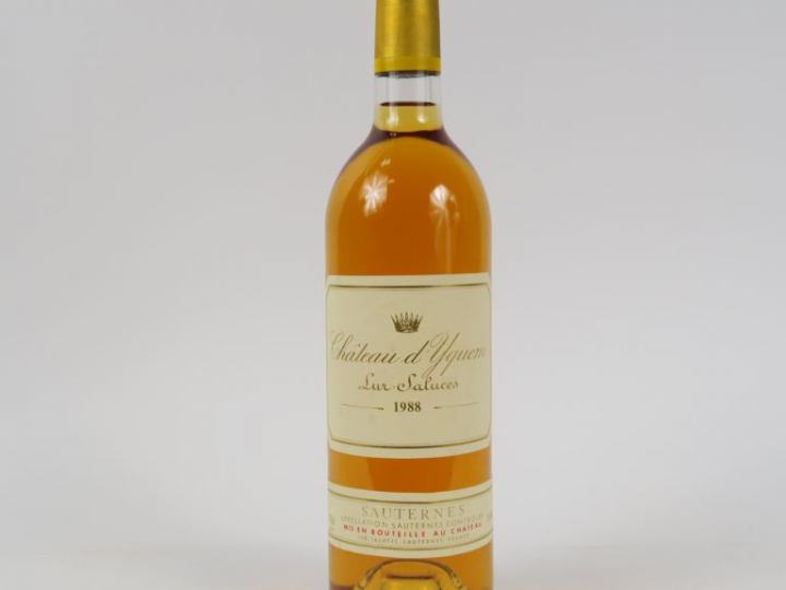1 BOUTEILLE CHÂTEAU D'YQUEM 1er CCS SAUTERNES - 1988 