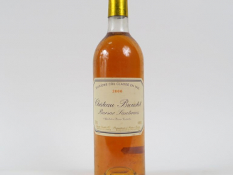Vente aux enchères 1 BOUTEILLE CHÂTEAU BROUSTET SAUTERNES - 2000 - BG