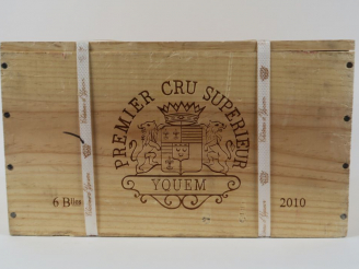 Vente aux enchères 6 BOUTEILLES CHÂTEAU D'YQUEM 1er CCS SAUTERNES - 2010 - CBO