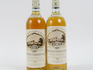 Vente aux enchères 2 BOUTEILLES CHÂTEAU CARBONNIEUX GCC GRAVES - 1 de 1999/1 de 2001