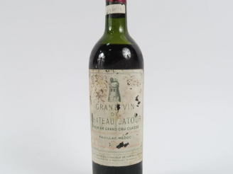 Vente aux enchères 1 BOUTEILLE CHÂTEAU LATOUR 1er GCC PAUILLAC - 1949 - MEP/EA/CAPS AB