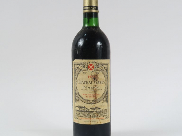 1 BOUTEILLE CHÂTEAU GAZIN POMEROL - 1974 - BG/ELT