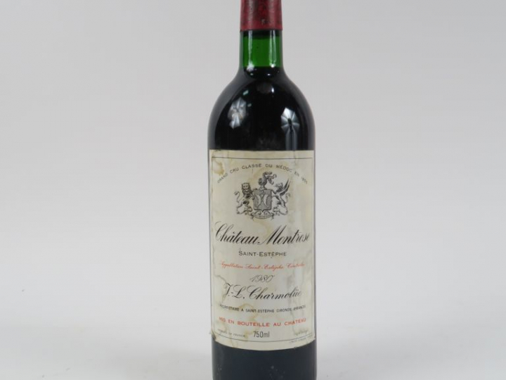 1 BOUTEILLE CHÂTEAU MONTROSE GCC ST ESTEPHE - 1980 - BG/ELT