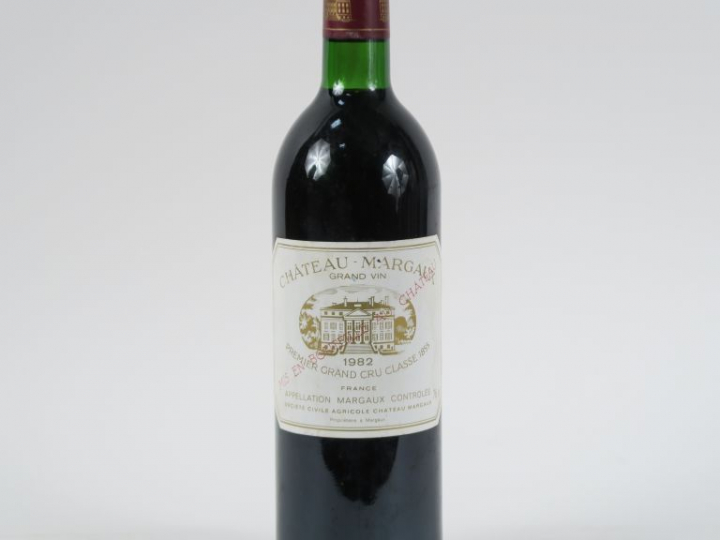 1 BOUTEILLE CHÂTEAU MARGAUX 1er GCC MARGAUX - 1982 - BG