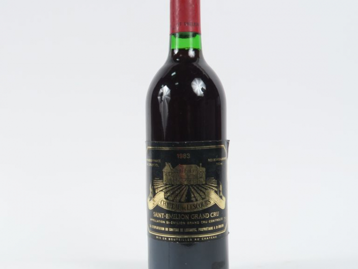 1 BOUTEILLE CHÂTEAU LESCOURS GC ST EMILION - 1983