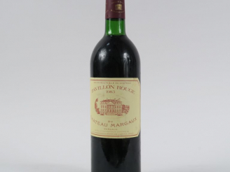 Vente aux enchères 1 BOUTEILLE PAVILLON ROUGE DU CHÂTEAU MARGAUX - 1983 - BG