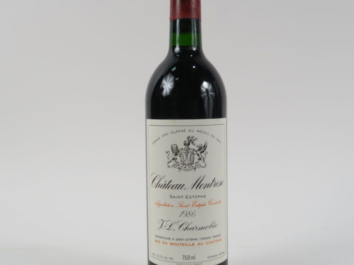 1 BOUTEILLE CHÂTEAU MONTROSE GCC ST ESTEPHE - 1986