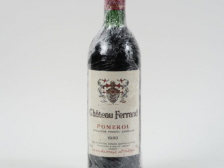 Vente aux enchères 1 BOUTEILLE CHÂTEAU FERRAND POMEROL - 1989 - BG