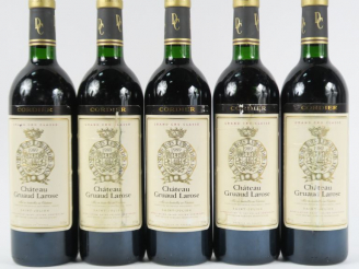 Vente aux enchères 5 BOUTEILLES CHÂTEAU GRUAUD LAROSE GCC ST JULIEN - 1989 - BG/2 ETLT