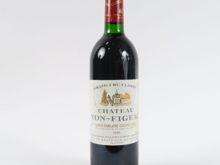 1 BOUTEILLE CHÂTEAU YON FIGEAC GCC ST EMILION - 1990 - BG