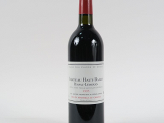 Vente aux enchères 1 BOUTEILLE CHÂTEAU HAUT BAILLY GCC GRAVES - 1995 - BG