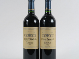 Vente aux enchères 2 BOUTEILLES CHÂTEAU DESMIRAIL GCC MARGAUX - 1999