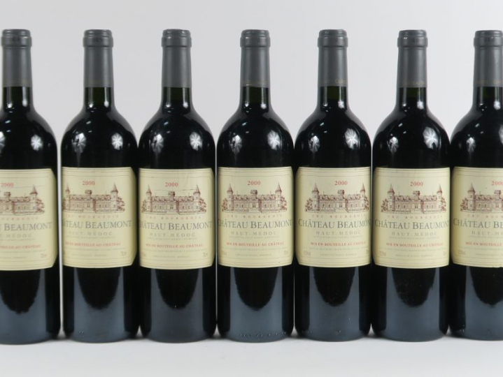 7 BOUTEILLES CHÂTEAU BEAUMONT CB ST ESTEPHE - 2000
