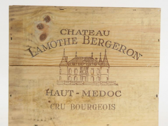 Vente aux enchères 6 BOUTEILLES CHÂTEAU LAMOTHE BERGERON CB HAUT MEDOC - 2001 - CBO
