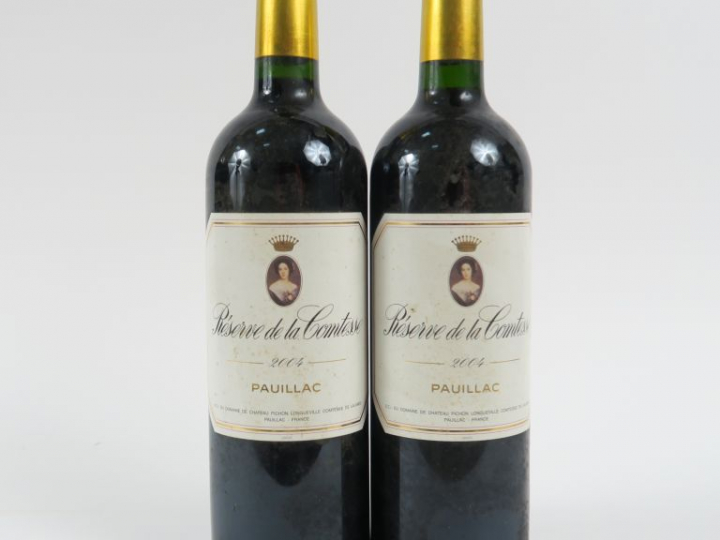 2 BOUTEILLES RESERVE DE LA COMTESSE PAUILLAC - 2004