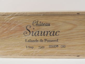 Vente aux enchères 1 IMPERIALE (6 L) CHÂTEAU SIAURAC LALANDE DE POMEROL - 2009 - CBO