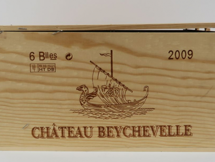 4 BOUTEILLES CHÂTEAU BEYCHEVELLE GCC ST JULIEN - 2009 - CBO