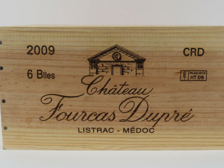 6 BOUTEILLES CHÂTEAU FOURCAS DUPRE LISTRAC - 2009 - CBO