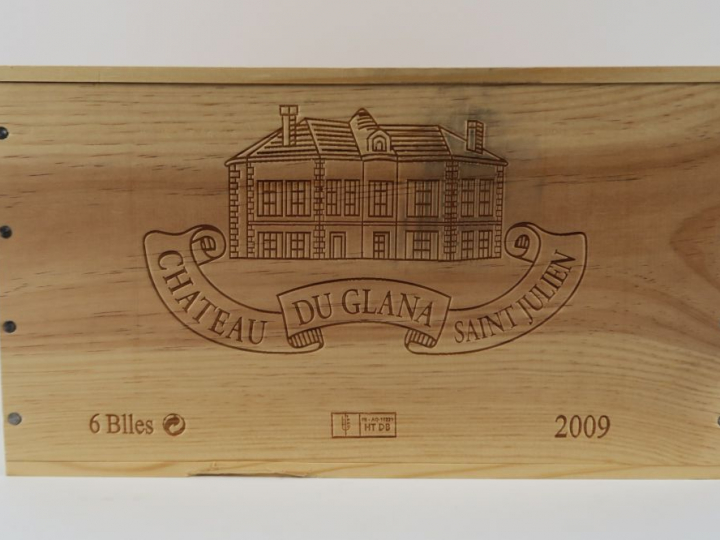 6 BOUTEILLES CHÂTEAU DU GLANA ST JULIEN - 2009 - CBO