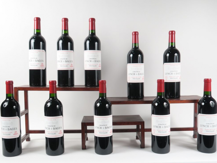 10 BOUTEILLES CHÂTEAU LYNCH BAGES GCC PAUILLAC - 2009