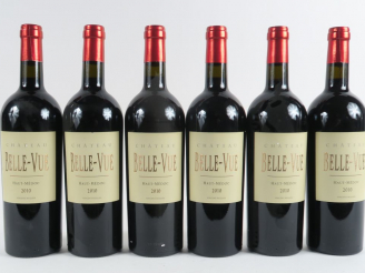 Vente aux enchères 6 BOUTEILLES CHÂTEAU BELLE VUE HAUT MEDOC - 2010