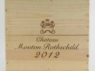 Vente aux enchères 3 BOUTEILLES CHÂTEAU MOUTON ROTHSCHILD 1er GCC PAUILLAC - 2012 - CBO