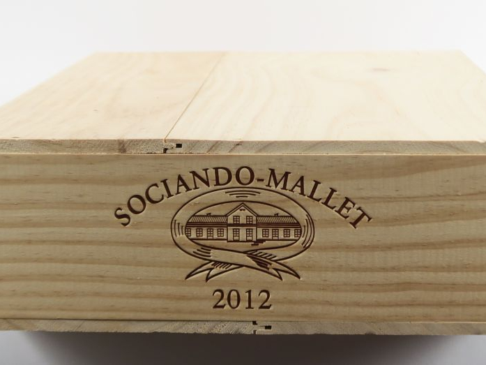 6 BOUTEILLES SOCIANDO MALLET HAUT MEDOC - 2012 - CBO