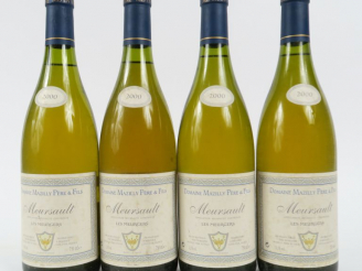 Vente aux enchères 4 BOUTEILLES MEURSAULT 'LES MEURGERS' MAZILLY PÈRE   FILS - 2000