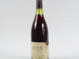 Vente aux enchères 1 BOUTEILLE CLOS DE VOUGEOT F. MARTENOT - 1981 - EF/ET