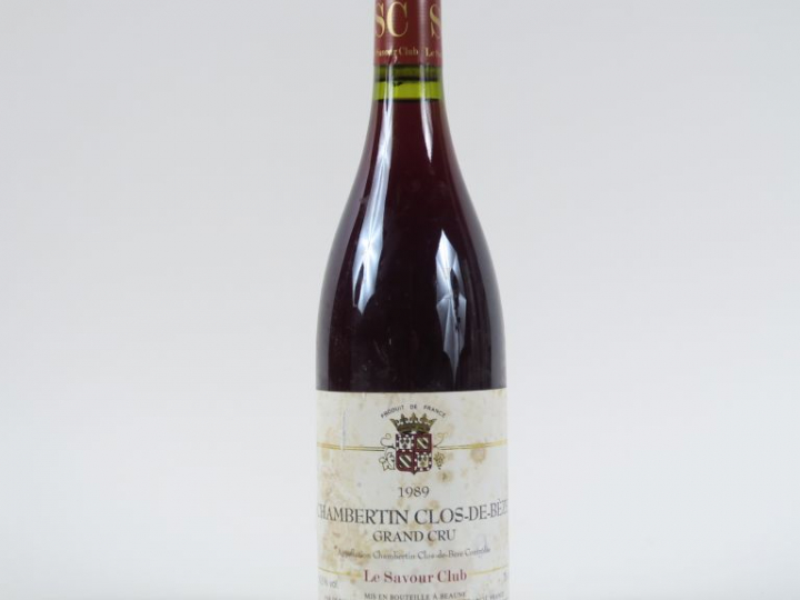 1 BOUTEILLE CHAMBERTIN CLOS DE BEZE GC LE SAVOUR CLUB - 1995 - ETLT