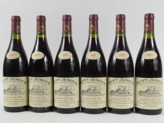 Vente aux enchères 6 BOUTEILLES SAINT AMOUR DOMAINE DES PINS - 1997
