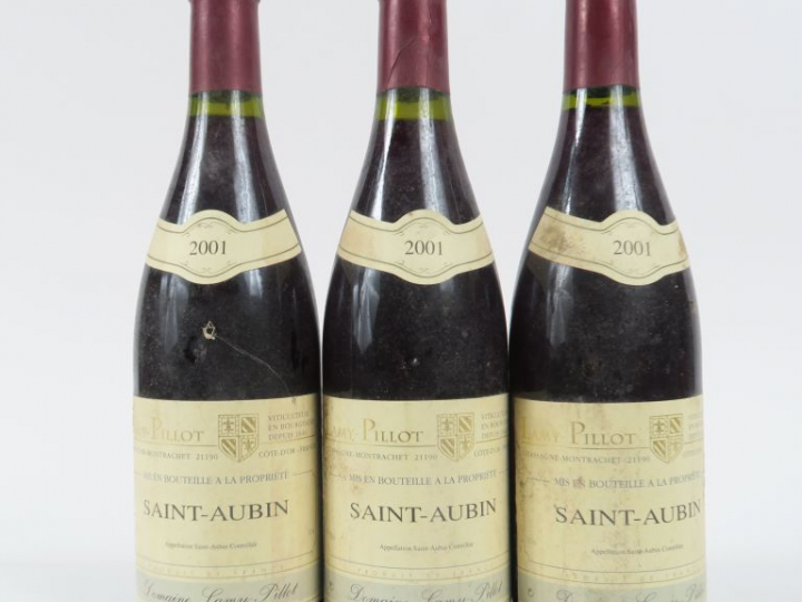 3 BOUTEILLES SAINT AUBIN LAMY PILLOT - 2001
