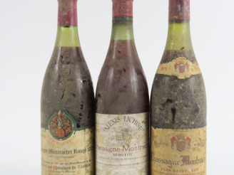 Vente aux enchères 3 BOUTEILLES CHASSAGNE MONTRACHET : 1 'CLOS ST JEAN' BACHELET RAMONET 