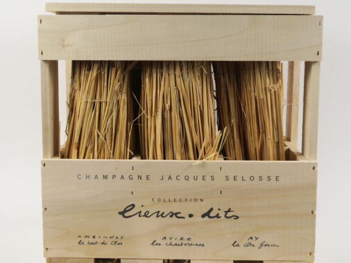 5 BOUTEILLES CHAMPAGNE JACQUES SELOSSE 'COLLECTION LIEUX DITS' : 1 CRA