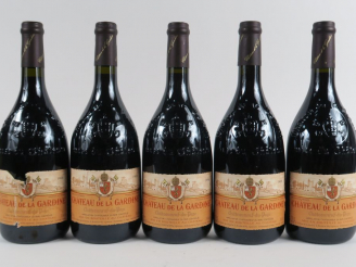 Vente aux enchères 5 BOUTEILLES CHÂTEAUNEUF DU PAPE CHÂTEAU LA GARDINE  - 1998 - 1 EA