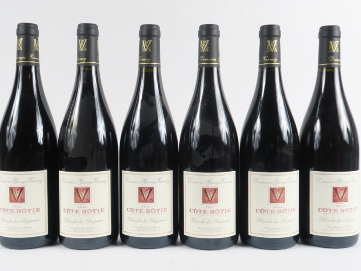 6 BOUTEILLES CÔTE ROTIE 'BLONDE DU SEIGNEUR' GEORGES VERNAY - 2011
