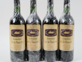 Vente aux enchères 4 BOUTEILLES COLLIOURE DOMAINE DE LA BANETTE - 2002