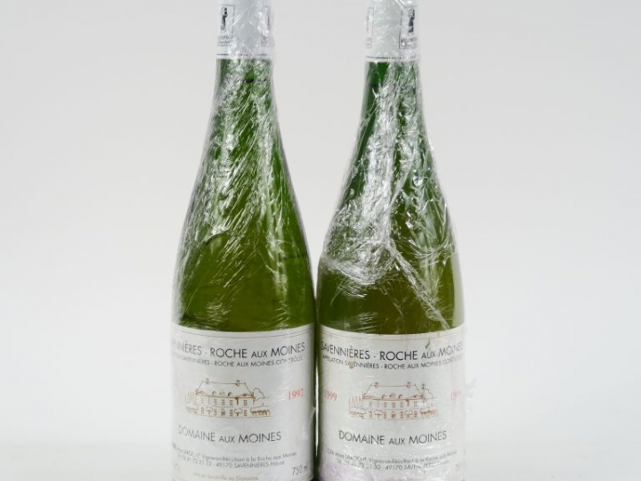 2 BOUTEILLES SAVENNIERES DOMAINE AUX MOINES - (1992/1999)