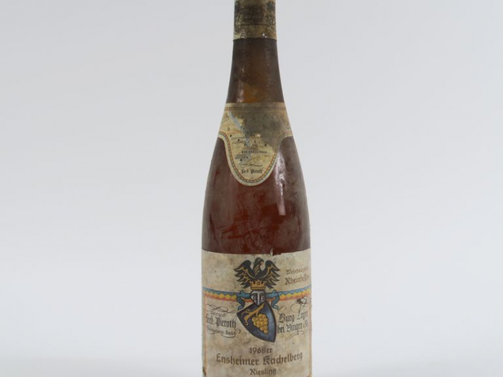 1 BOUTEILLE RIESLING ENSHEIMER KADHELBERG - 1968 - 6,5 CM/BS