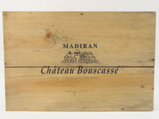 Vente aux enchères 6 BOUTEILLES CHÂTEAU BOUSCASSE 'VIEILLES VIGNES' MADIRAN - 2001 - CBO