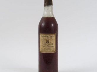 Vente aux enchères 1 BOUTEILLE COGNAC VIEILLE GRANDE FINE CHAMPAGNE DOMAINE FRAPIN