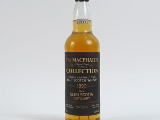 Vente aux enchères 1 BOUTEILLE GLEN SCOTIA 'THE MACPHAIL'S COLLECTION' - 1990 - MISE : 19